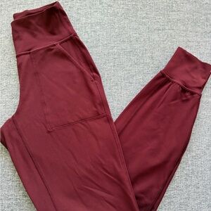 Lululemon Align Joggers Red Merlot